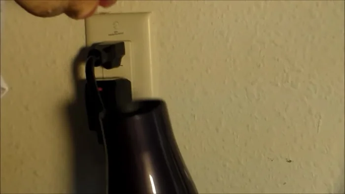 Blow into the coils to cool it down.