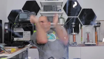 Connect to a 10V power supply, increasing voltage as needed (3V worked well in this example).