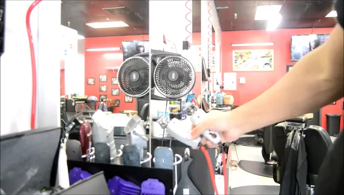 Test the trimmer on your own neck (a sensitive area) to ensure it cuts smoothly and doesn't irritate your skin.