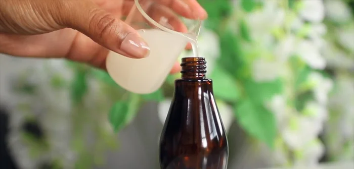 Shake the bottle before spraying onto your hair, focusing on ends and avoiding the scalp.