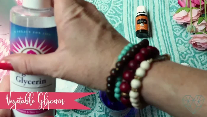 Add a few teaspoons of aloe vera liquid and/or vegetable glycerin for extra moisture (optional).