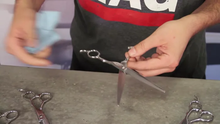 Use a soft cloth to remove hair and product residue. Water or a water/alcohol mixture can assist but avoid harsh solvents.