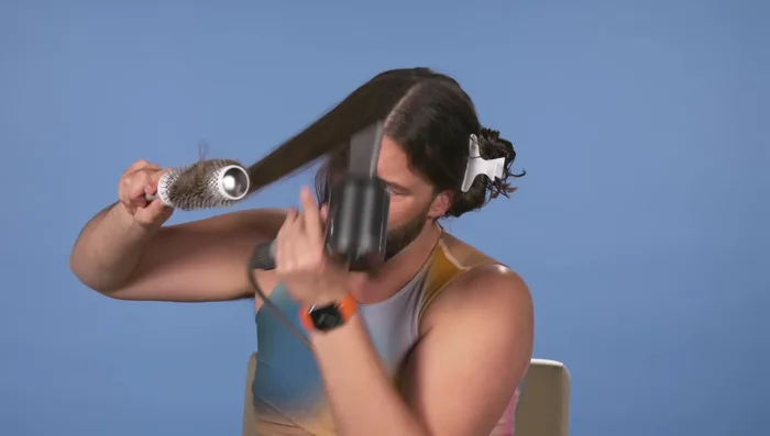 Continue the process throughout your hair.