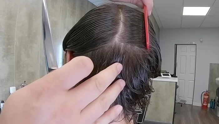 Repeat this process, creating 5 panels (middle, two sides, and two near the ears).