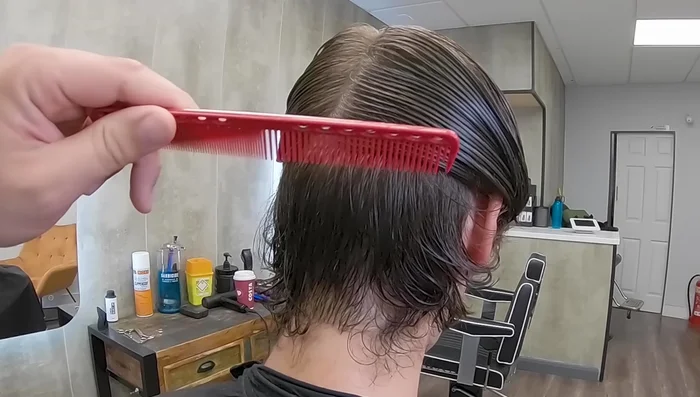 Repeat this process, creating 5 panels (middle, two sides, and two near the ears).