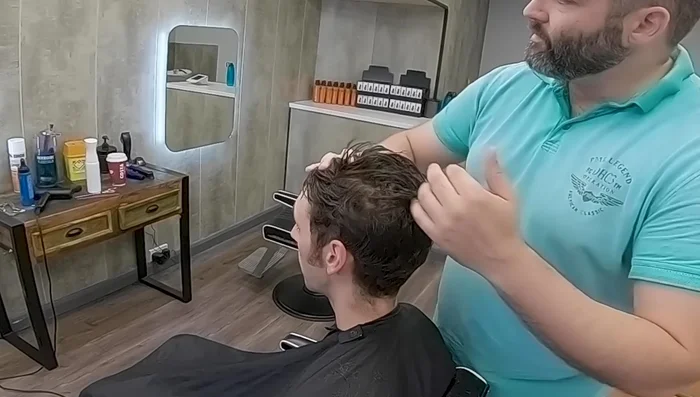 Dry the hair before using clippers for more efficient trimming.