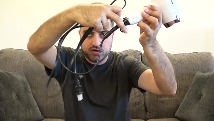Conair InfinitiPro hair dryer cord detail