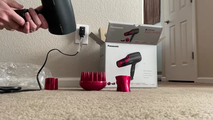 Panasonic hair dryer, fast drying time