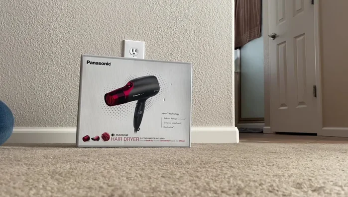 Panasonic Nanoe EH-NA65 hair dryer box