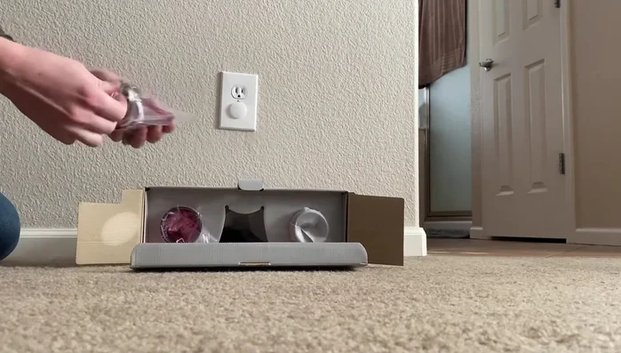 Unboxing Panasonic Nanoe hair dryer attachments