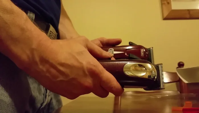 Kemei KM-2600 and Wahl Super Taper clippers