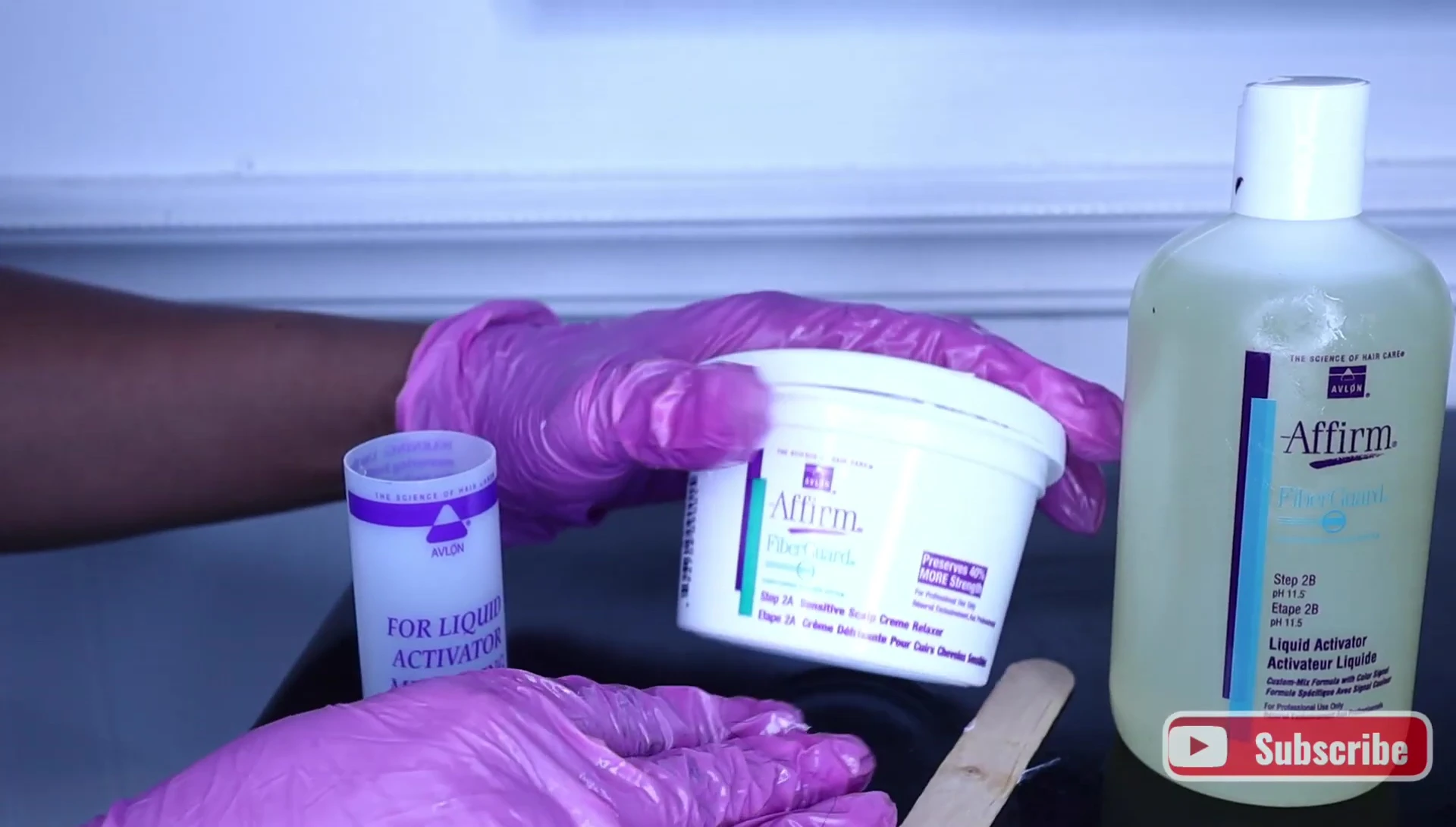 Avlon Affirm Fiberguard relaxer kit