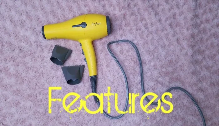 Drybar Buttercup hair dryer with attachments