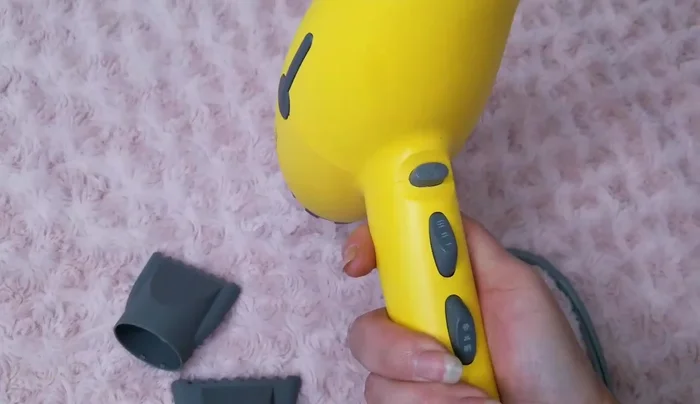 Lightweight hair dryer with attachments