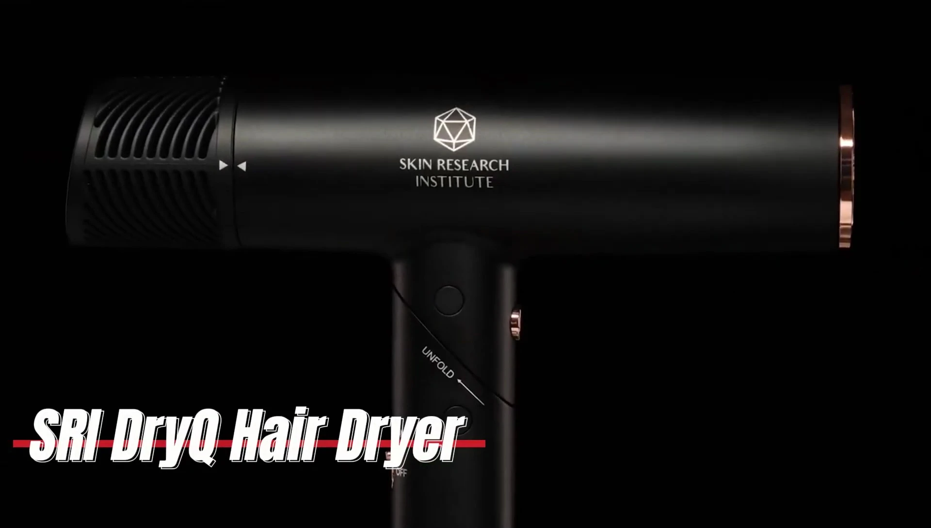 SRI DryQ hair dryer, lightweight and foldable