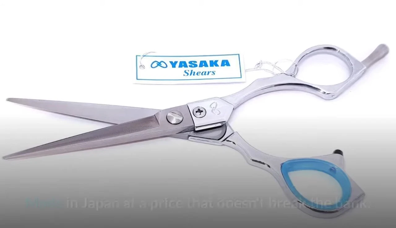 Close-up of Yasaka scissors