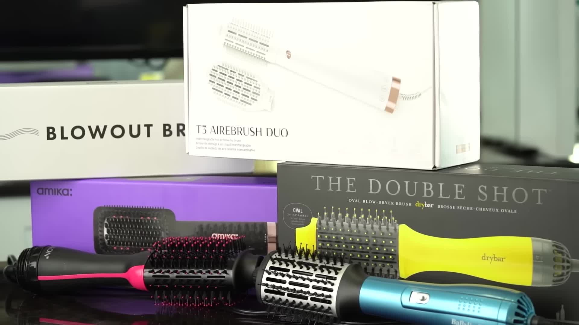 Close-up of the Revlon One-Step blow-dry brush.