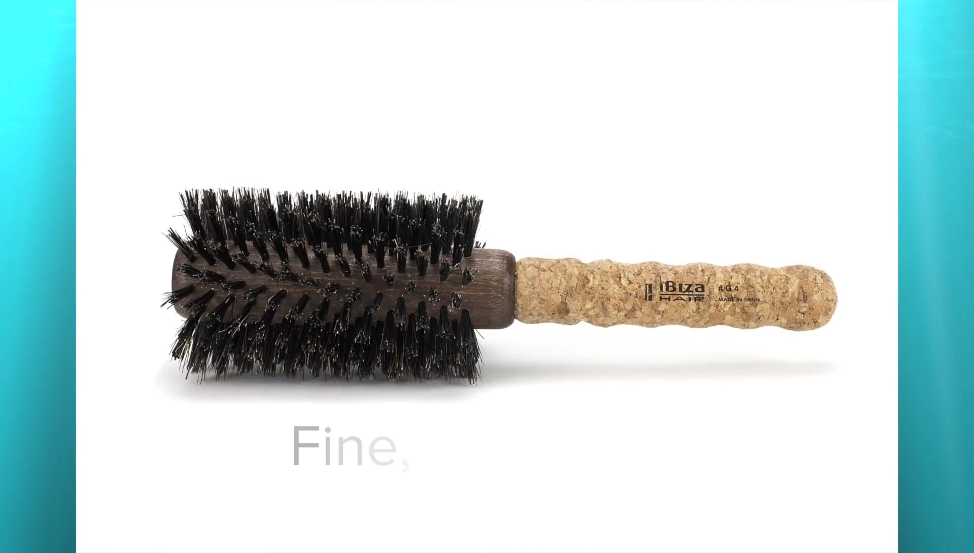 Close-up showcasing the swirled bristles of the G series brushes.