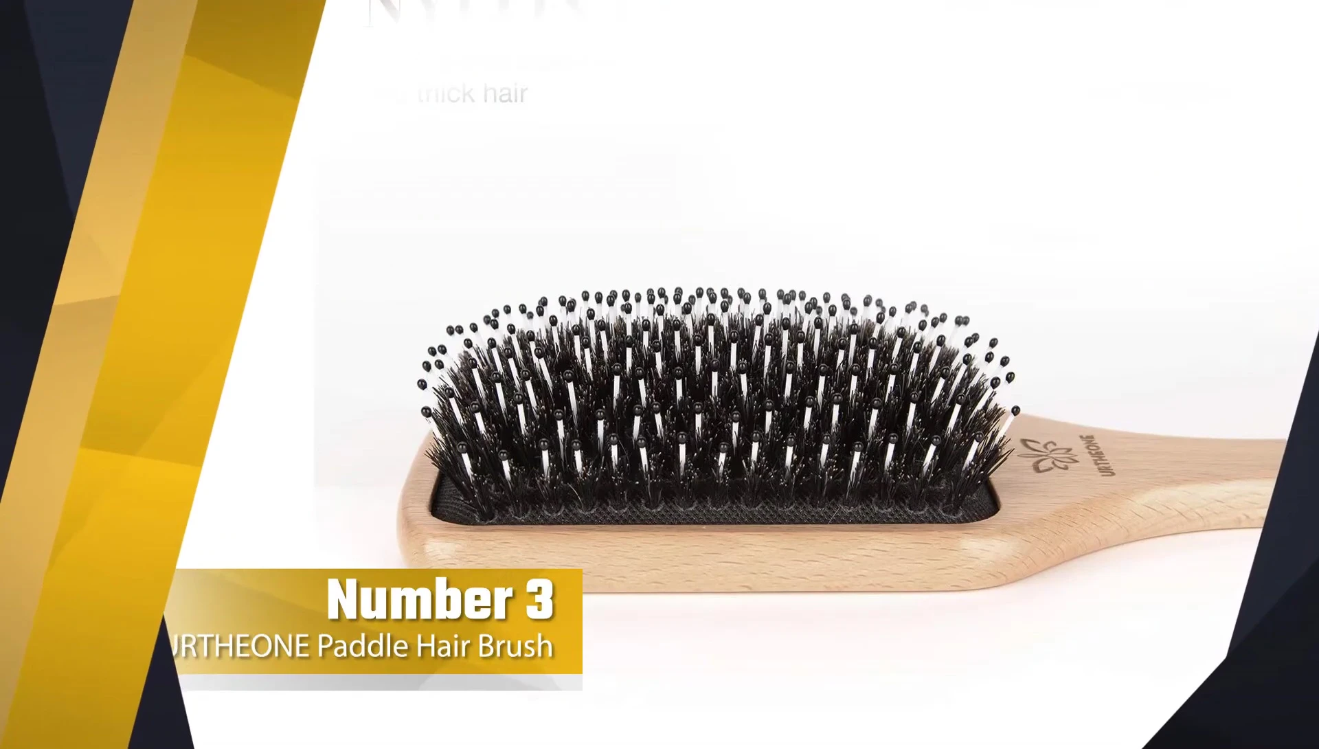 The Heone paddle hair brush