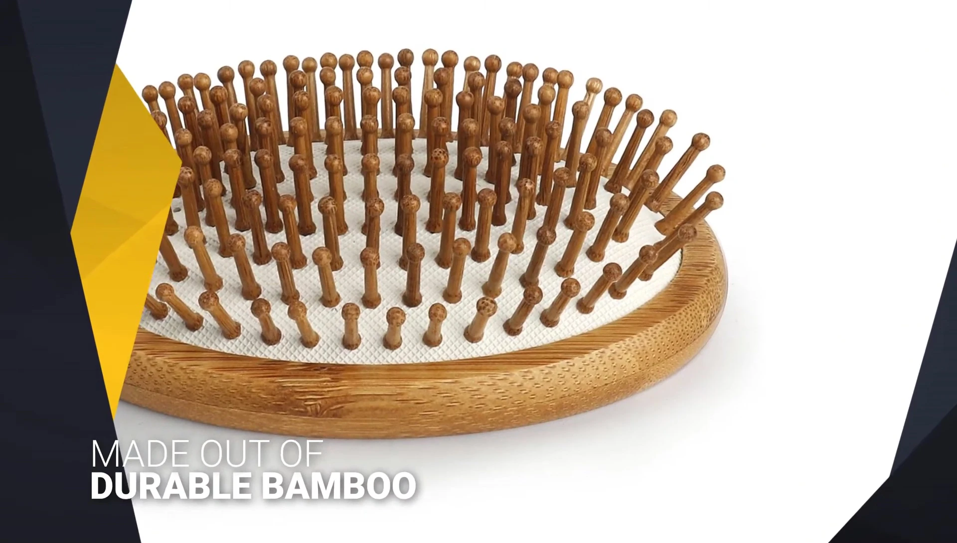 Close up of the rounded bristles