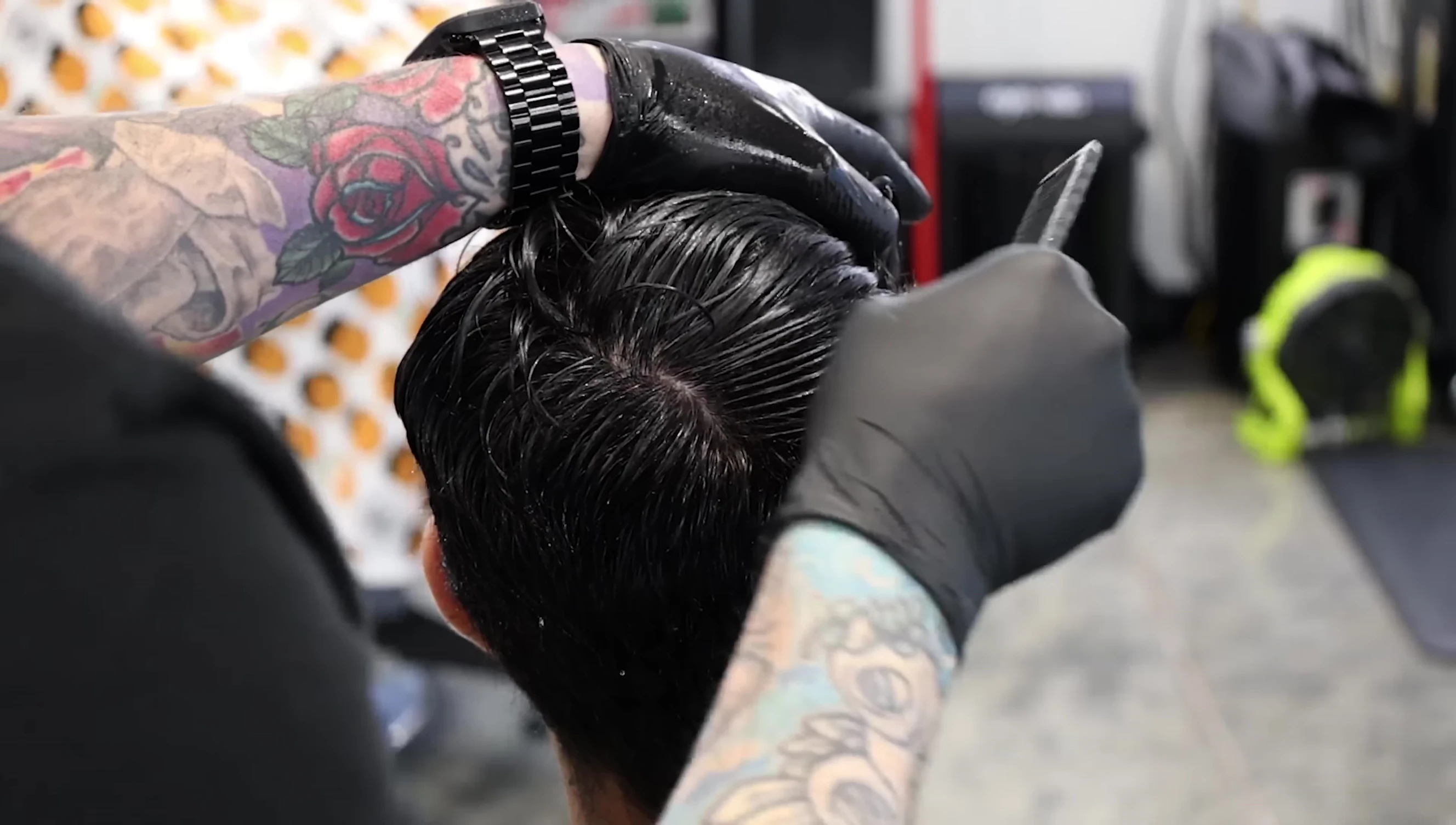Visual demonstration of the initial baseline cut