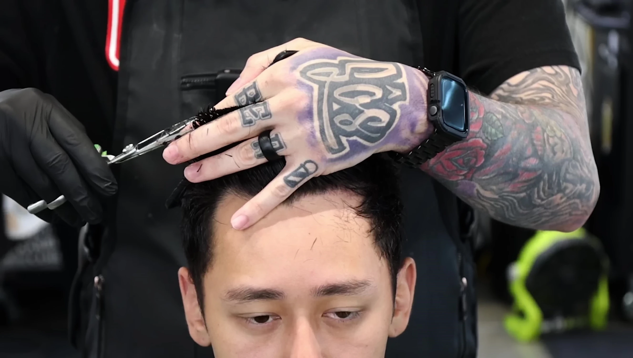 Stylist emphasizing the importance of practice