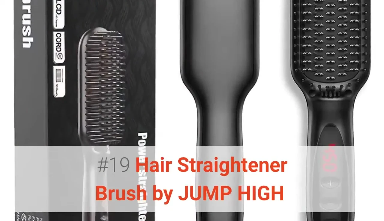 Jump High Hair Straightener Brush