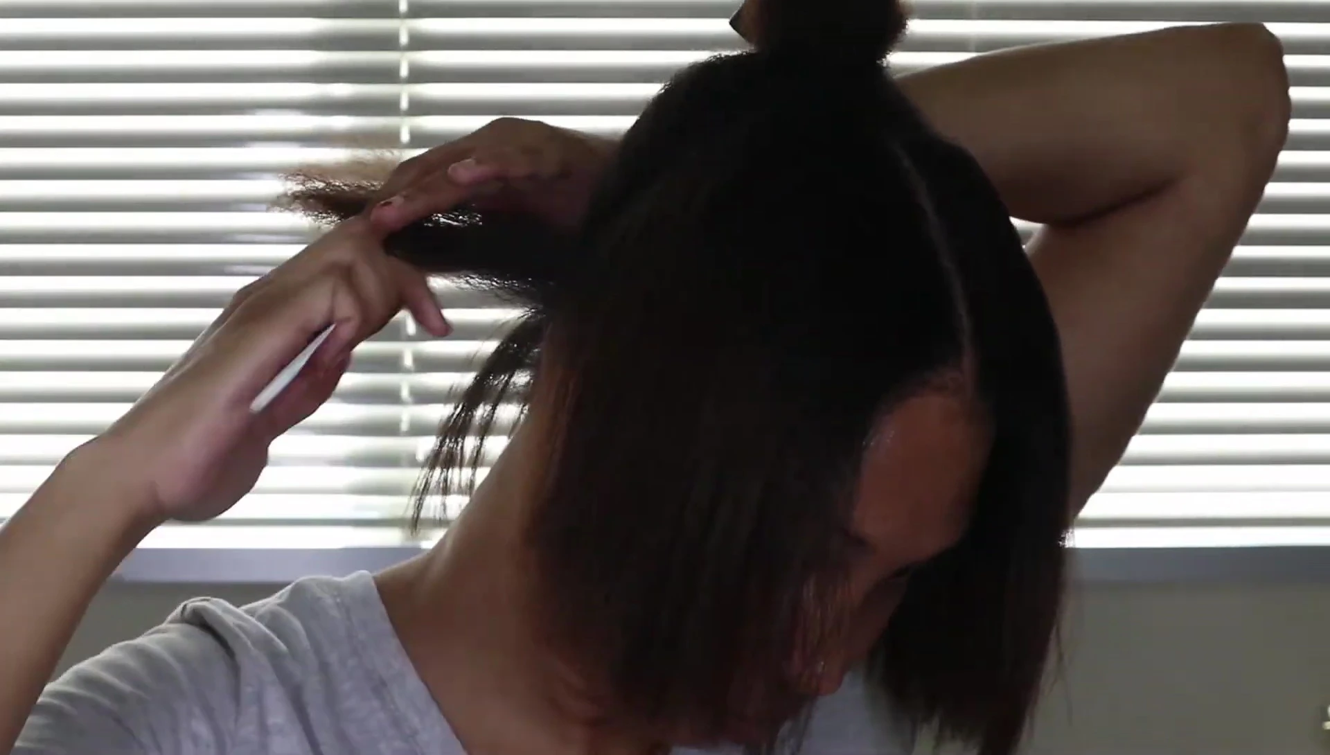 Original Chi flat iron in use.