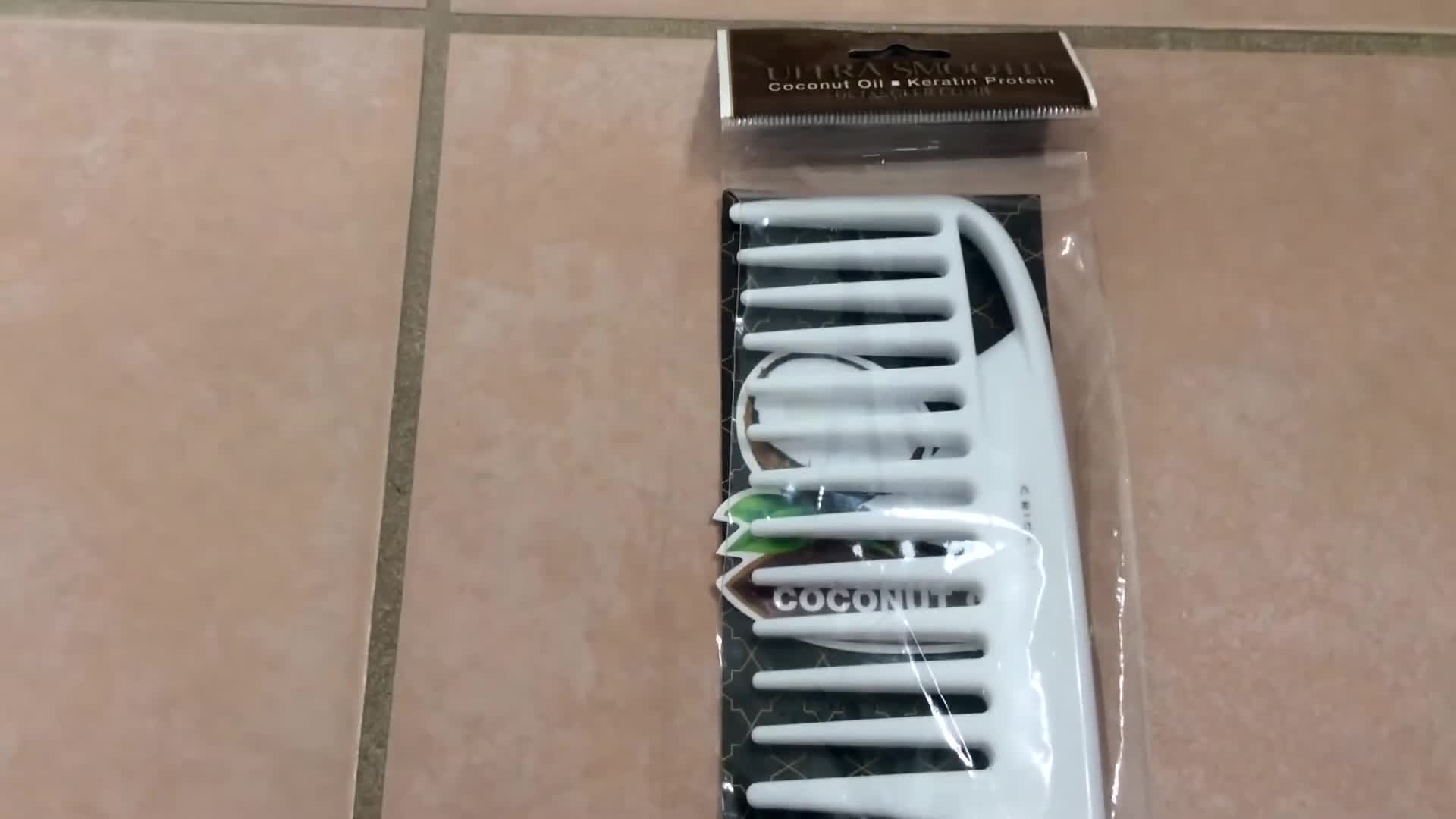 Speaker discussing her need for a new detangling comb