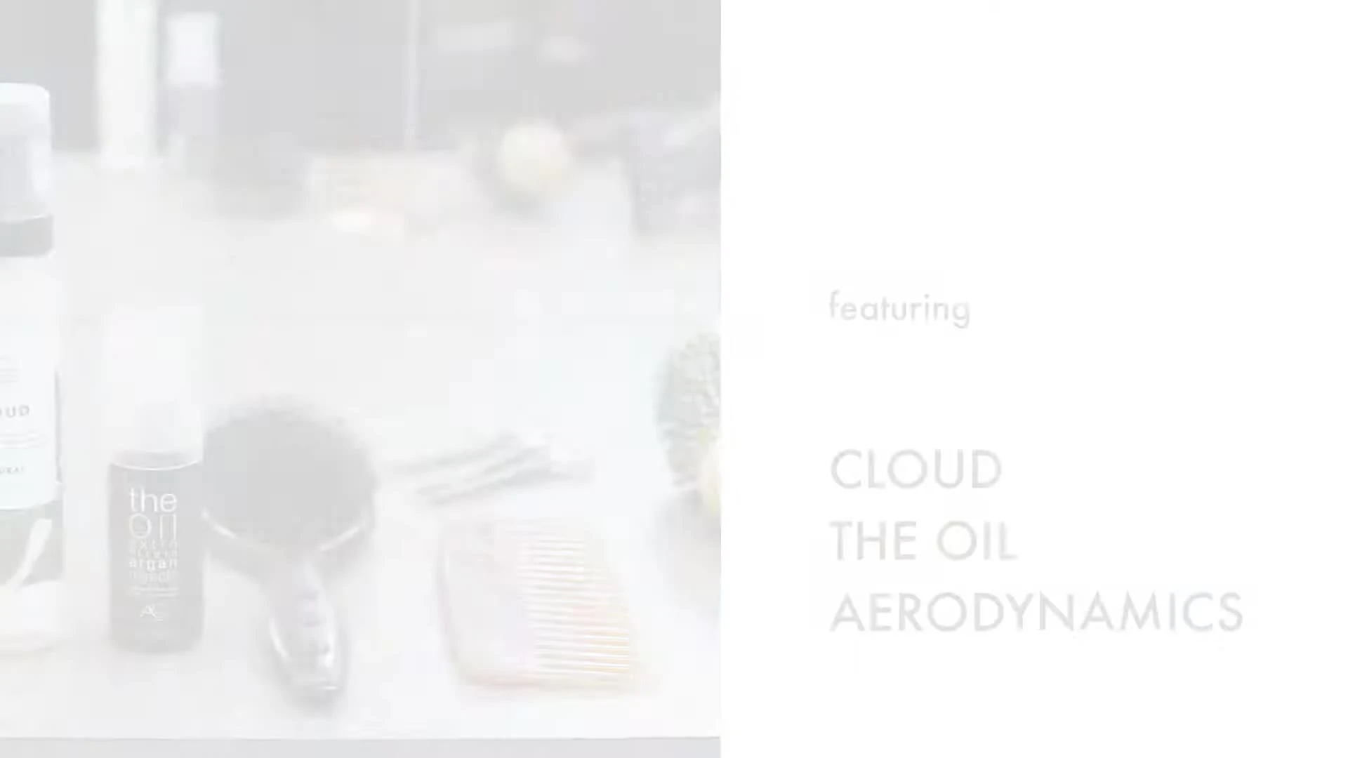 Applying Cloud volumizing mousse to damp hair