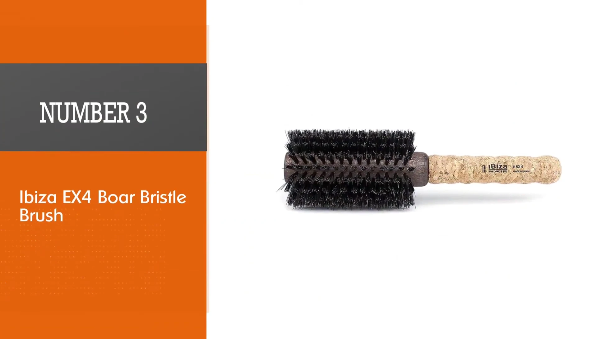 Ibiza Ex4 Ball Bristle Brush showcased