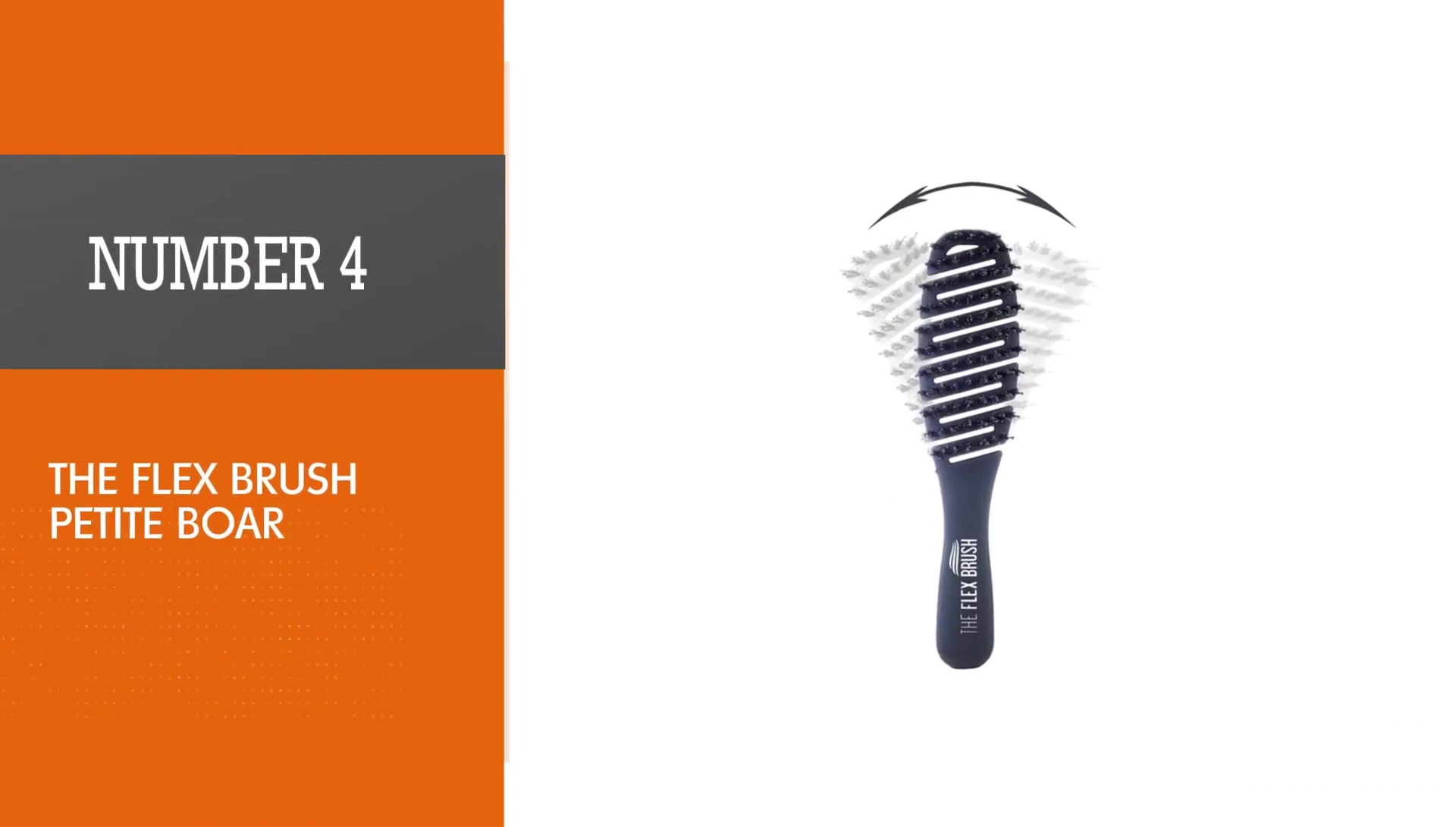 Flex Brush Petite Boar Bristle Brush displayed