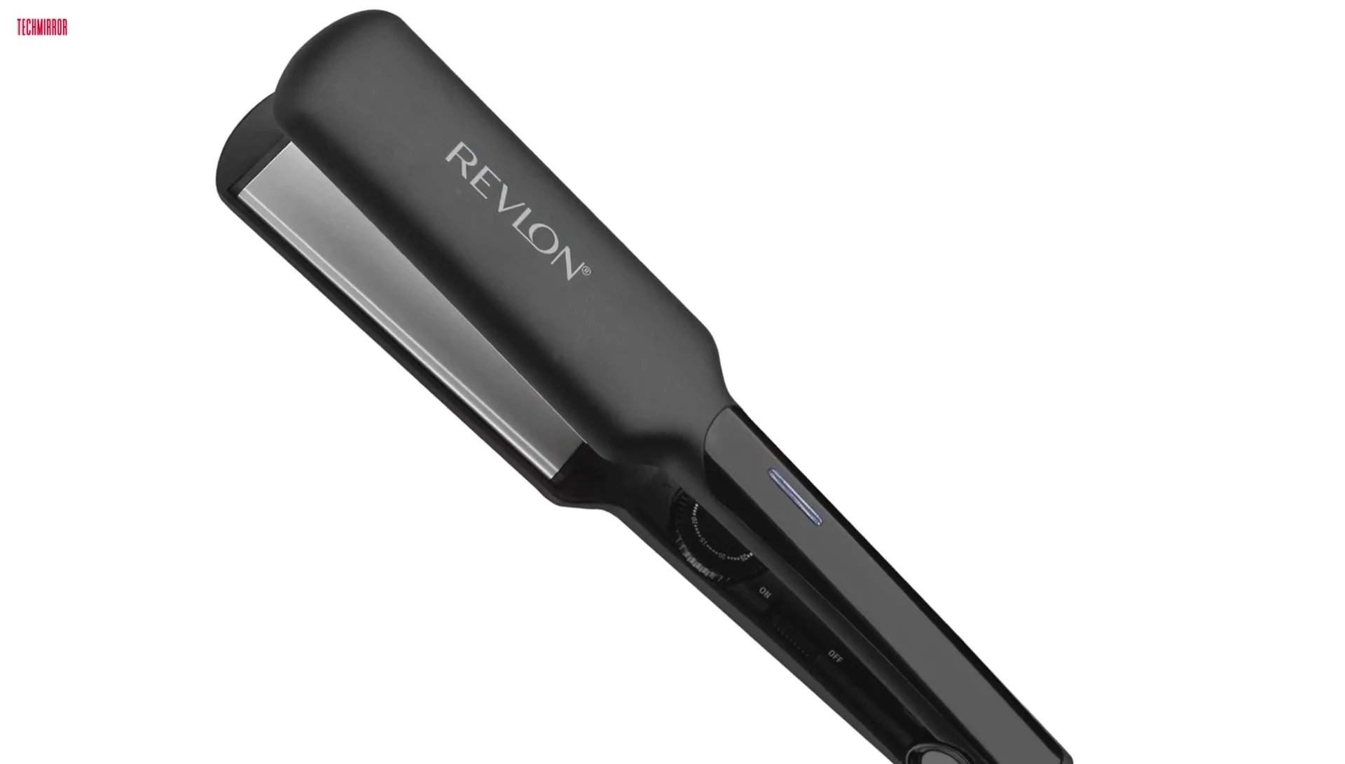 Revlon flat iron showcasing ceramic coating