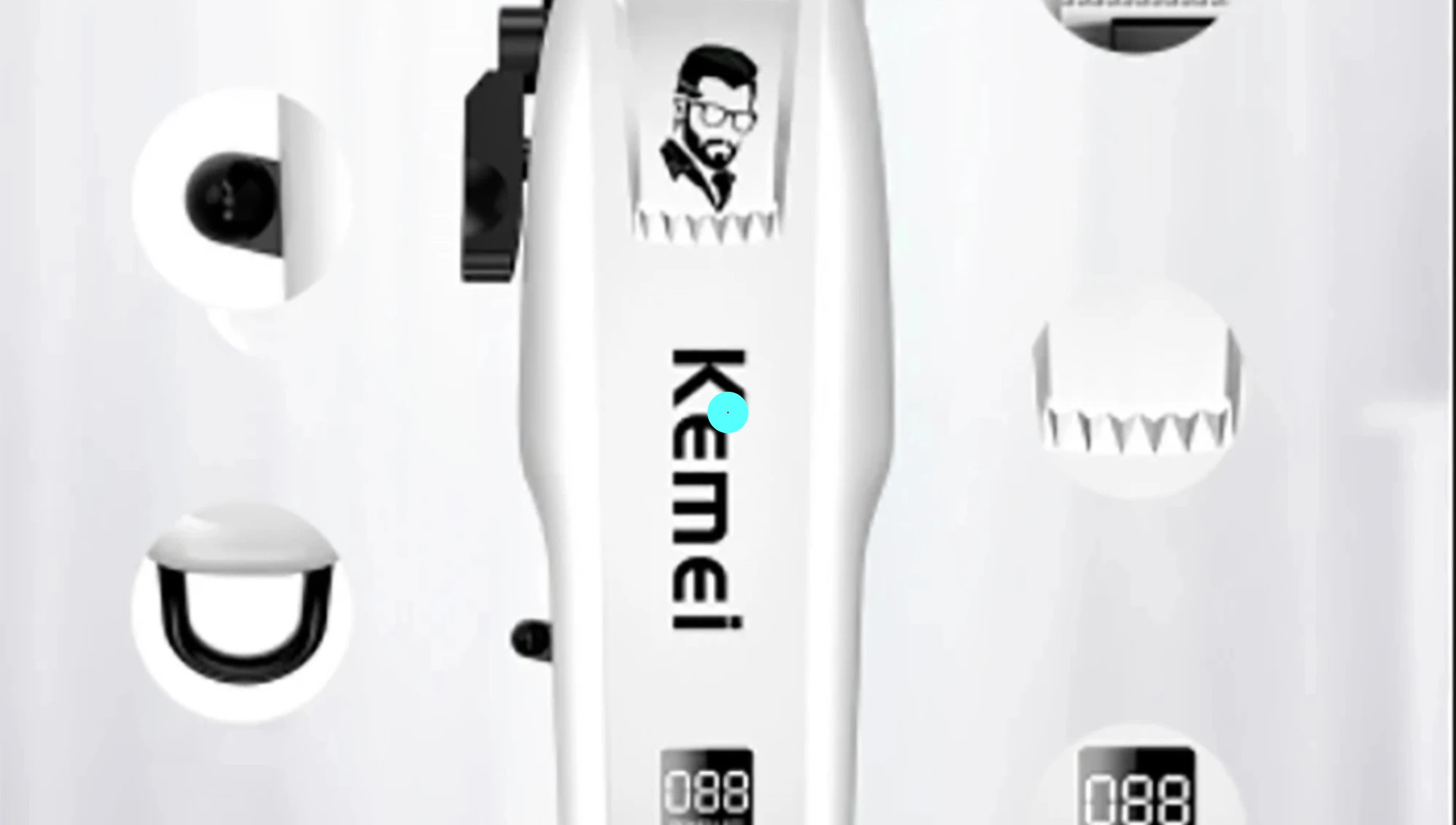 Kemei KM-5027 trimmer displayed
