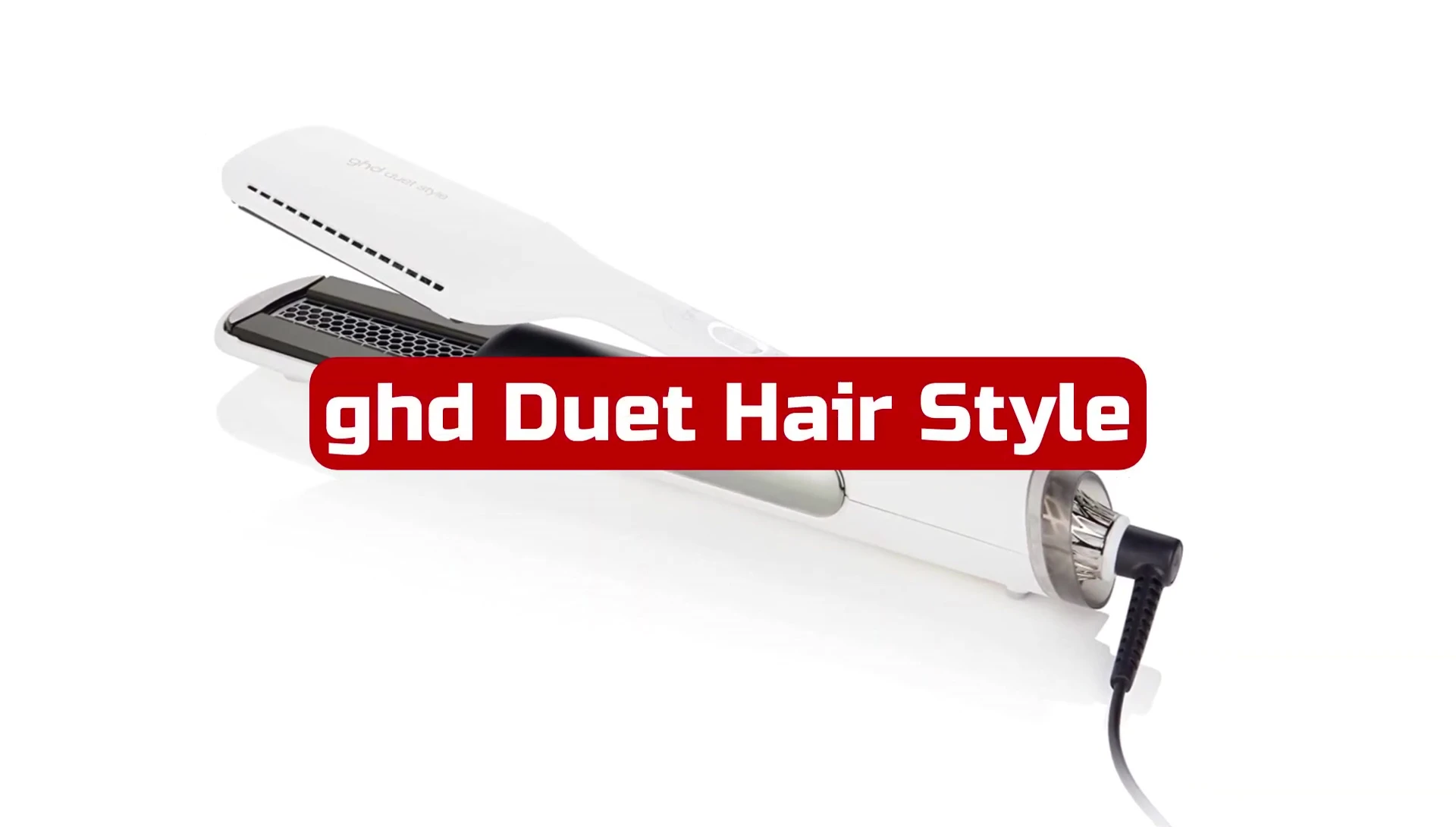 The GHD Duet Style in use