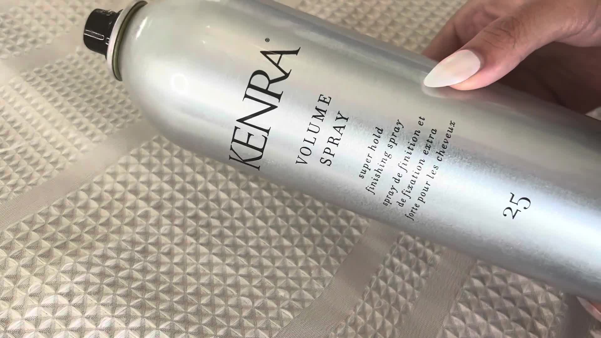 Image showcasing sleek and put-together hair after using Kenra Volume Spray 25.