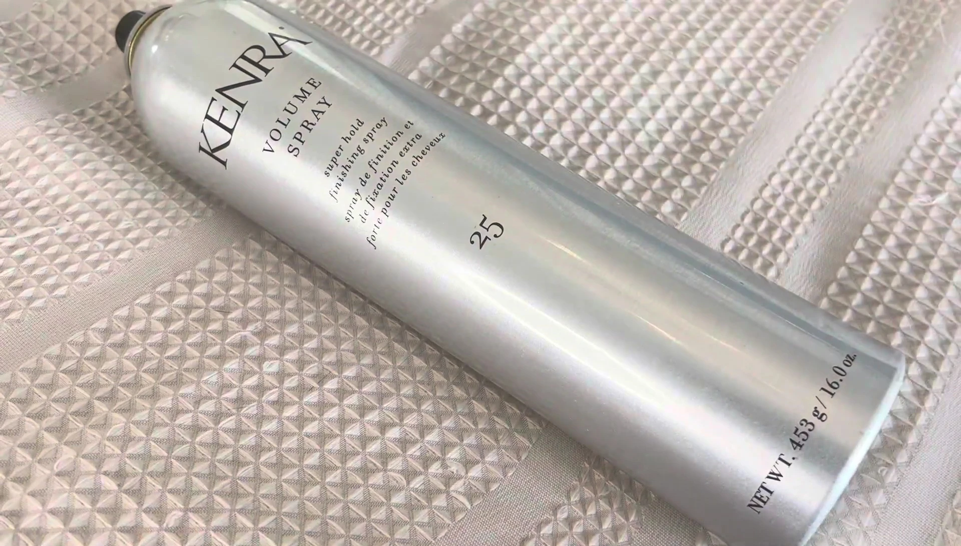 Shot of the 16-ounce bottle of Kenra Volume Spray 25.