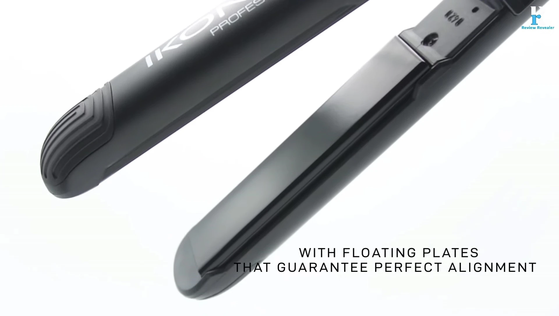 Showcase of the Iconic Glam Hair Straightener's design.