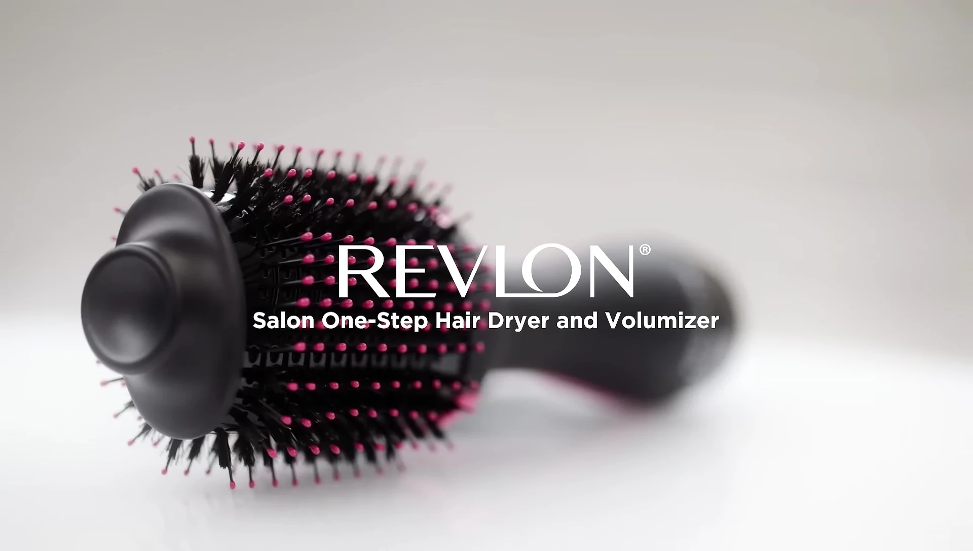 Revlon One-Step Volumizer in use