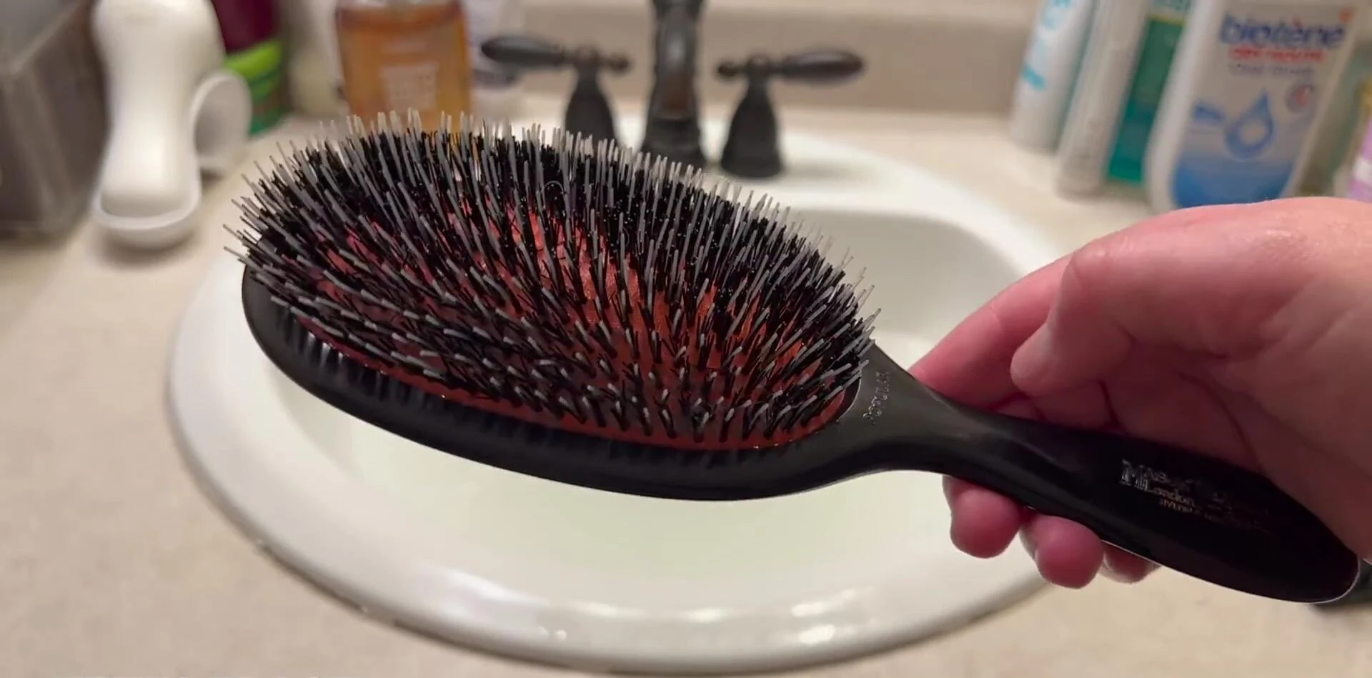 Final shot of the brush