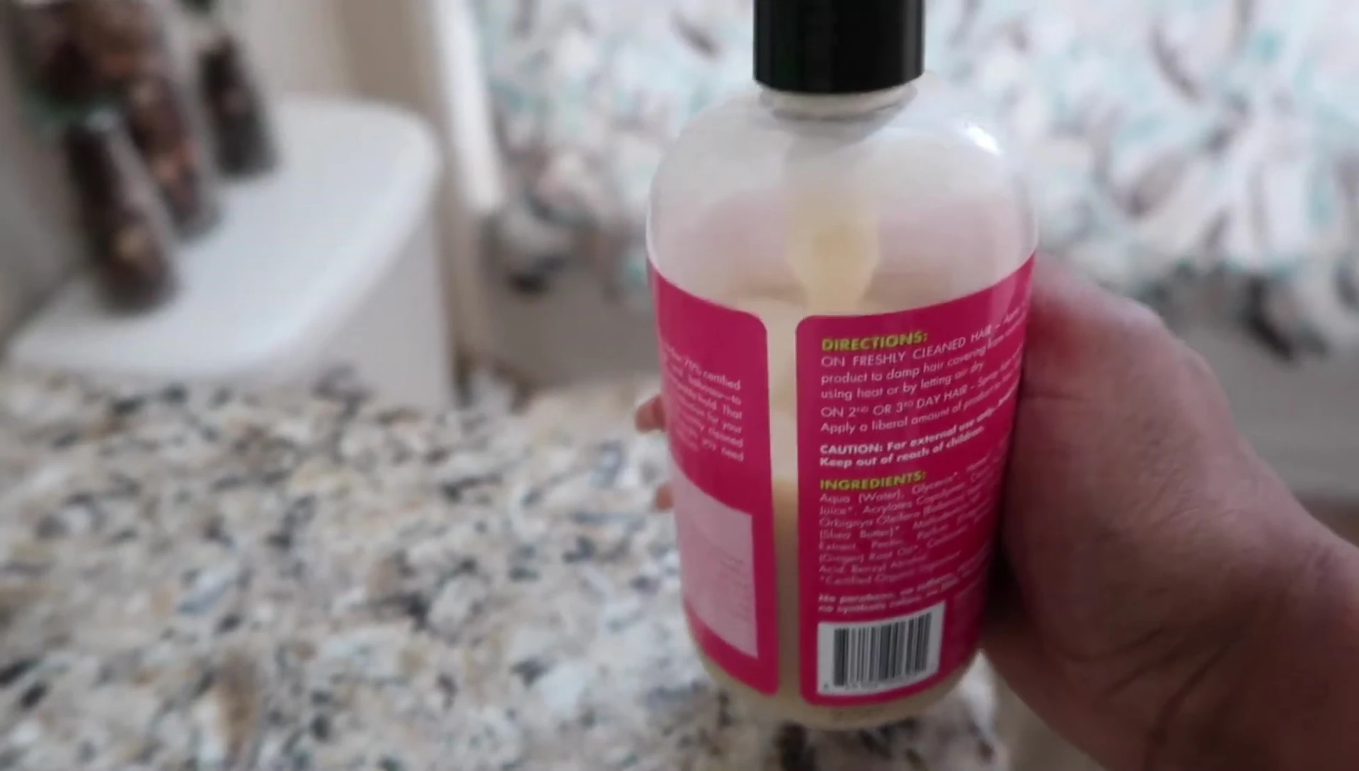 Illustrating the large amount of gel used for one application.