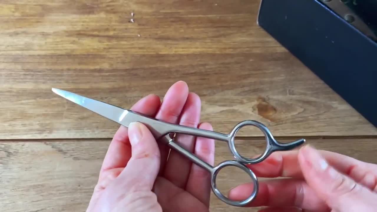 Scissors in a sewing kit