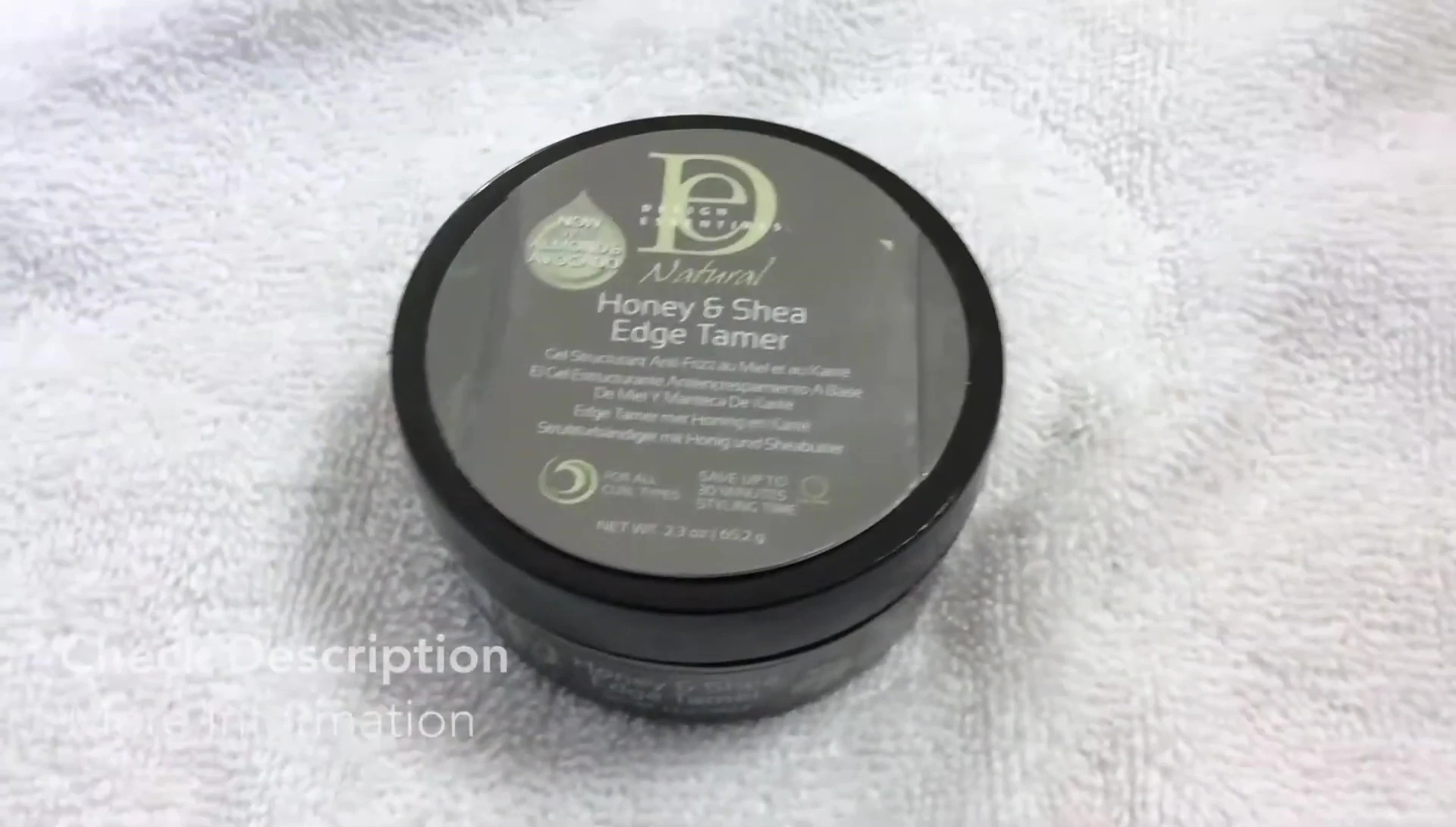 Shot showing the product name again for emphasis.