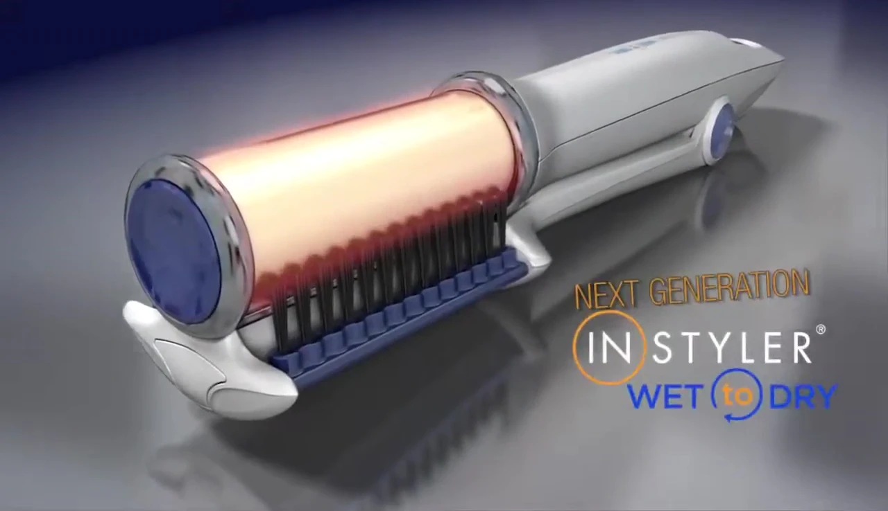 Image illustrating the ease of styling hair directly out of the shower.